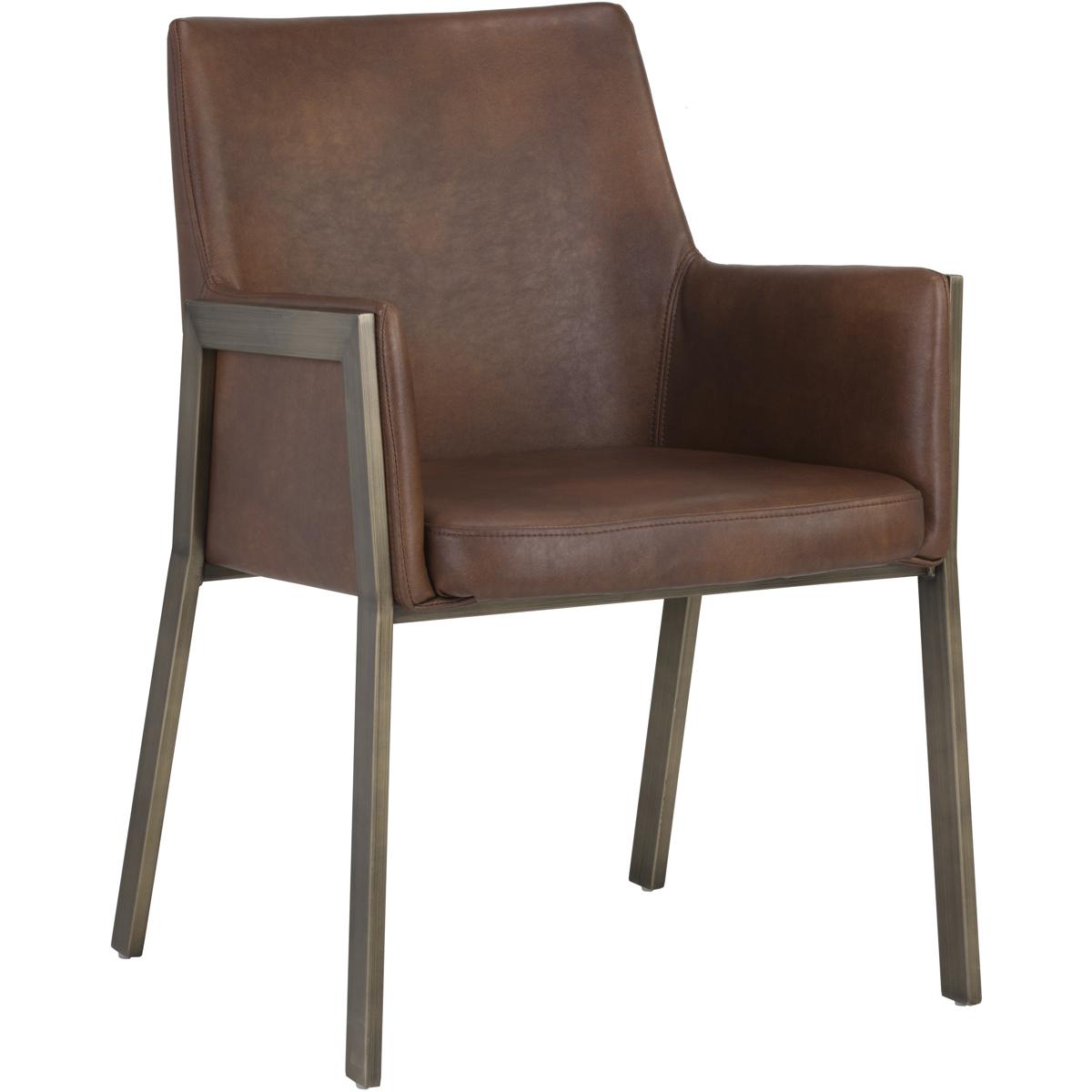 SUNPAN 105286 Bernadette Bravo Cognac Dining Armchair